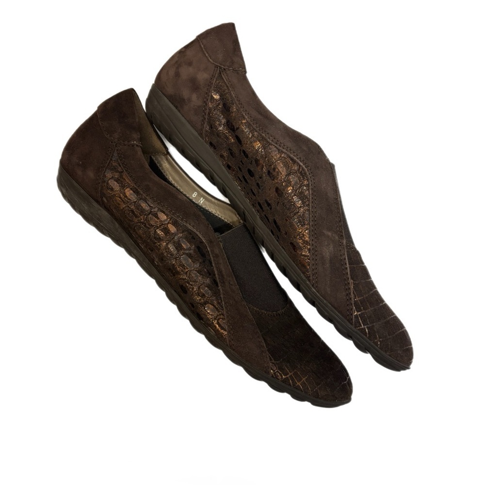 Sesto Meucci Berty Tmoro Harmony suede slip on shoes